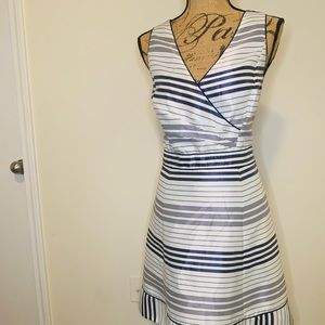 Beautiful blue and white dress